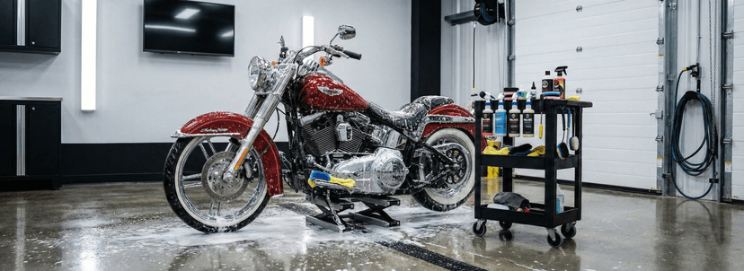 Bike detailing work