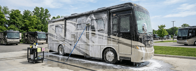 RV detailing work
