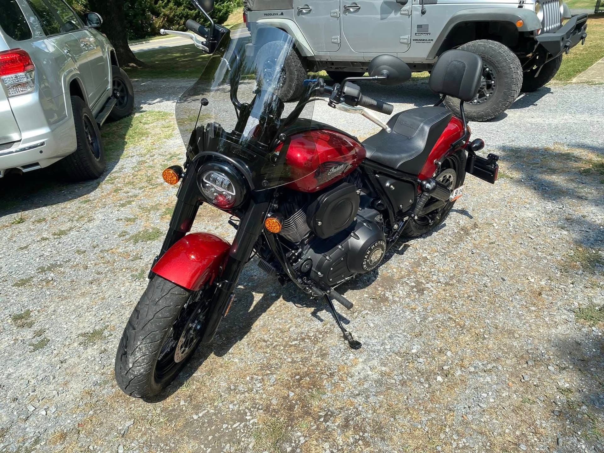 Motorcycle after mobile detailing in Sand Springs