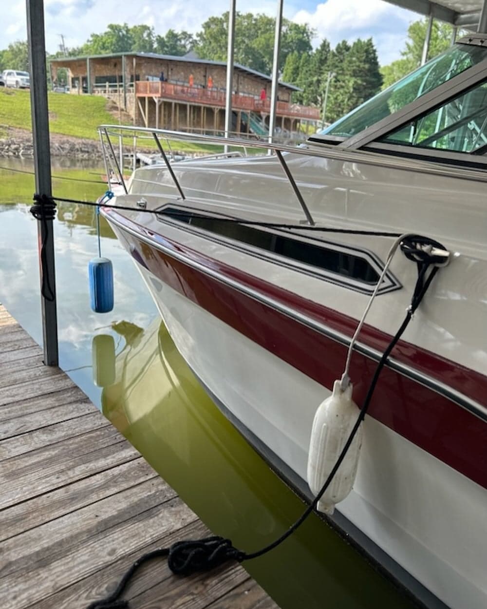 Boat after mobile detailing in Aurora
