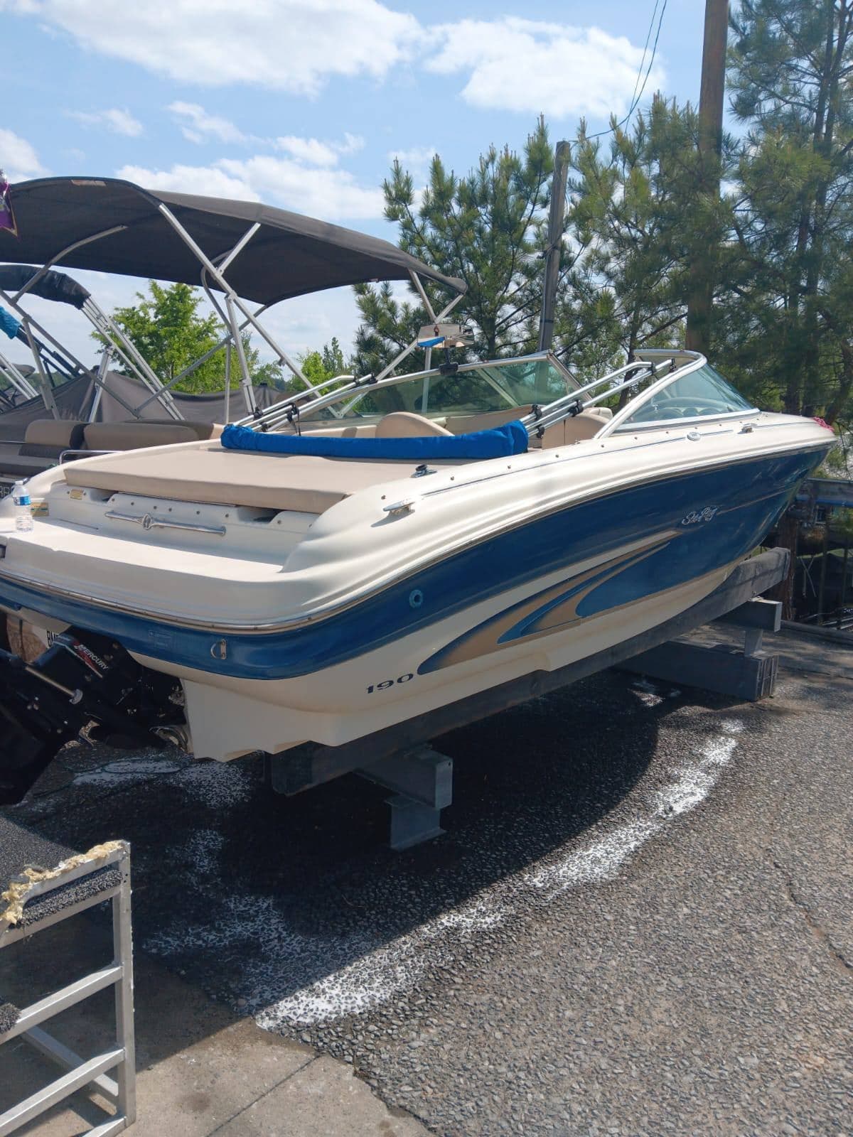 Boat after mobile detailing in Bothell