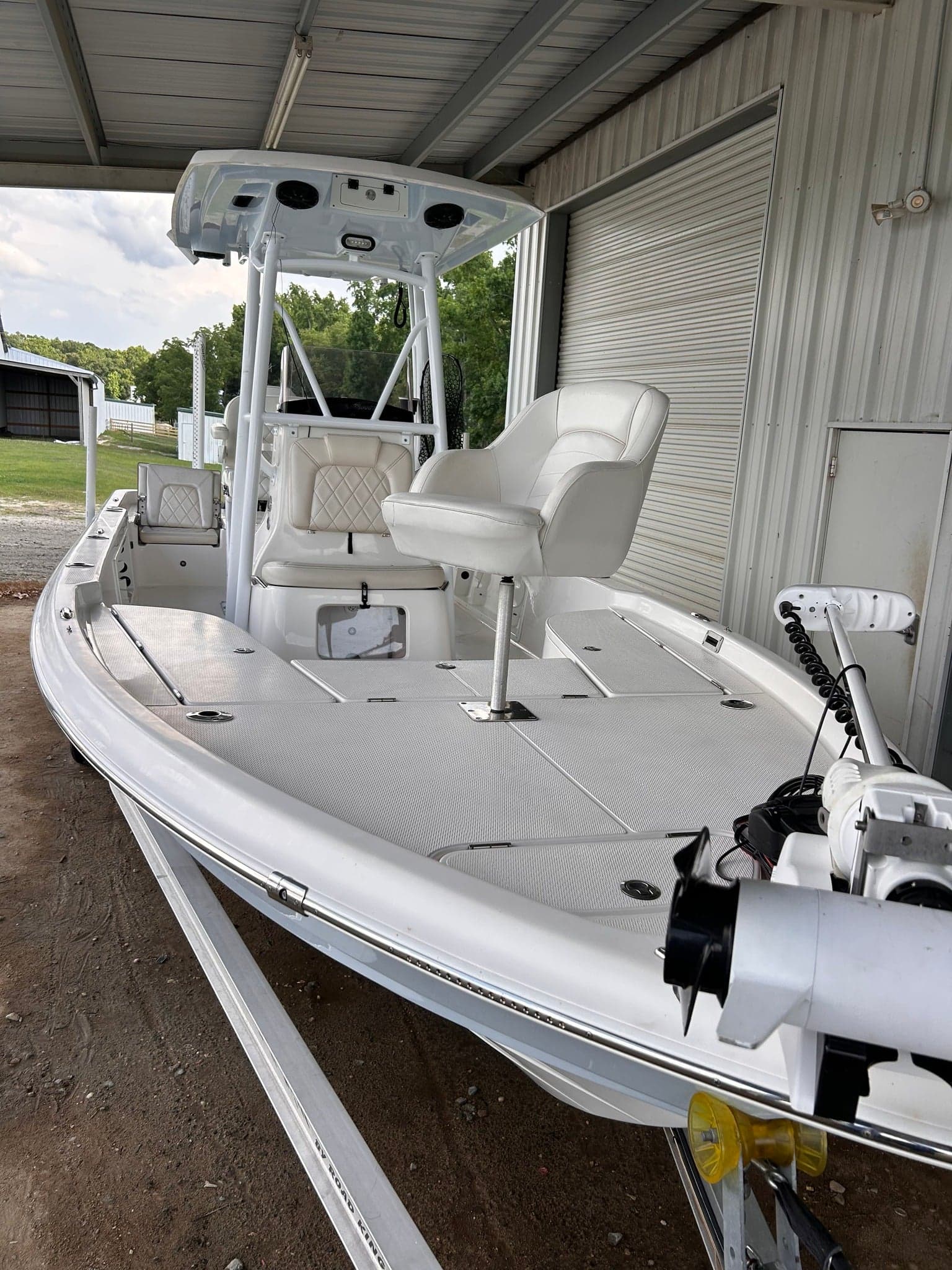 Boat after mobile detailing in Queens