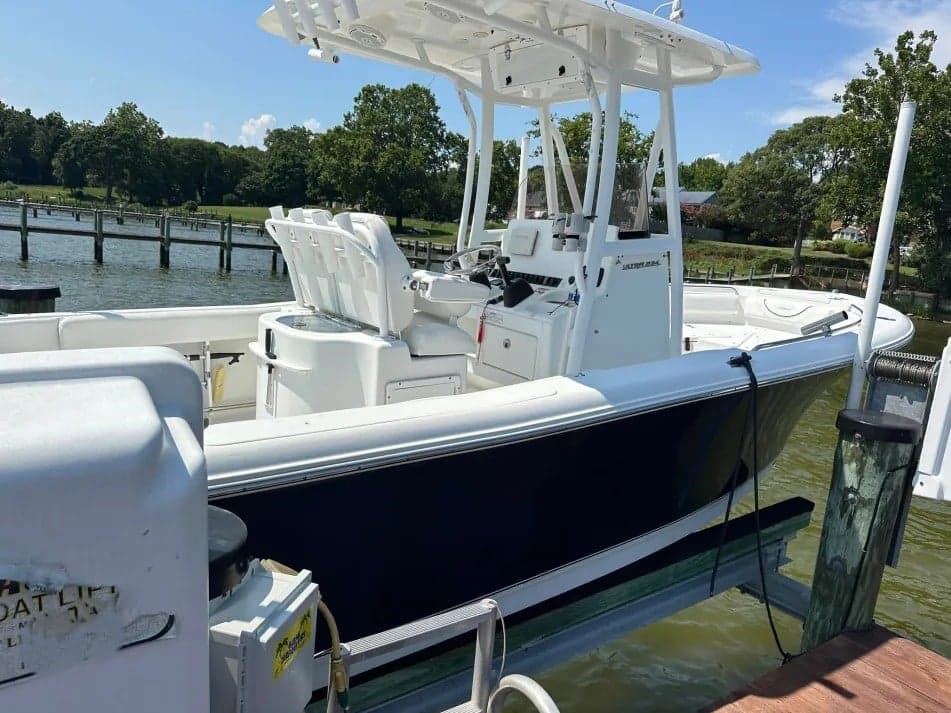 Boat after mobile detailing in Trussville