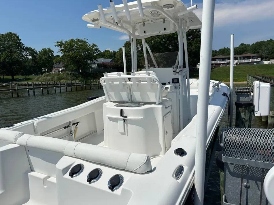 Boat exterior hand wash and detailing in Columbus