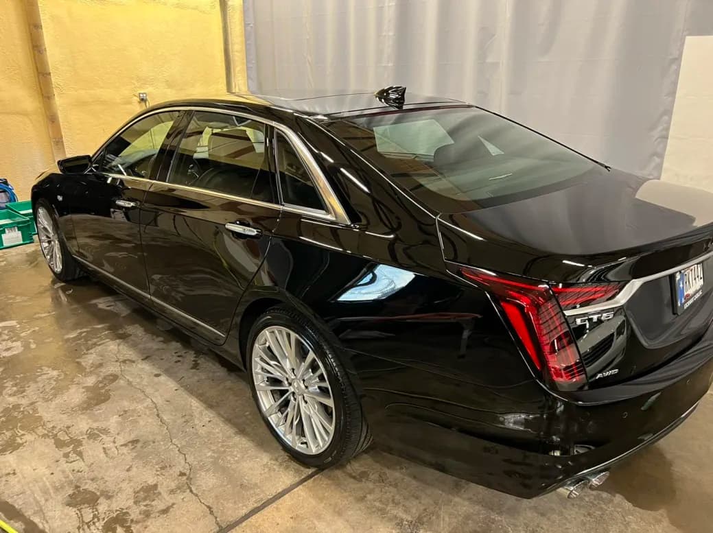 Sedan — smooth clearcoat after