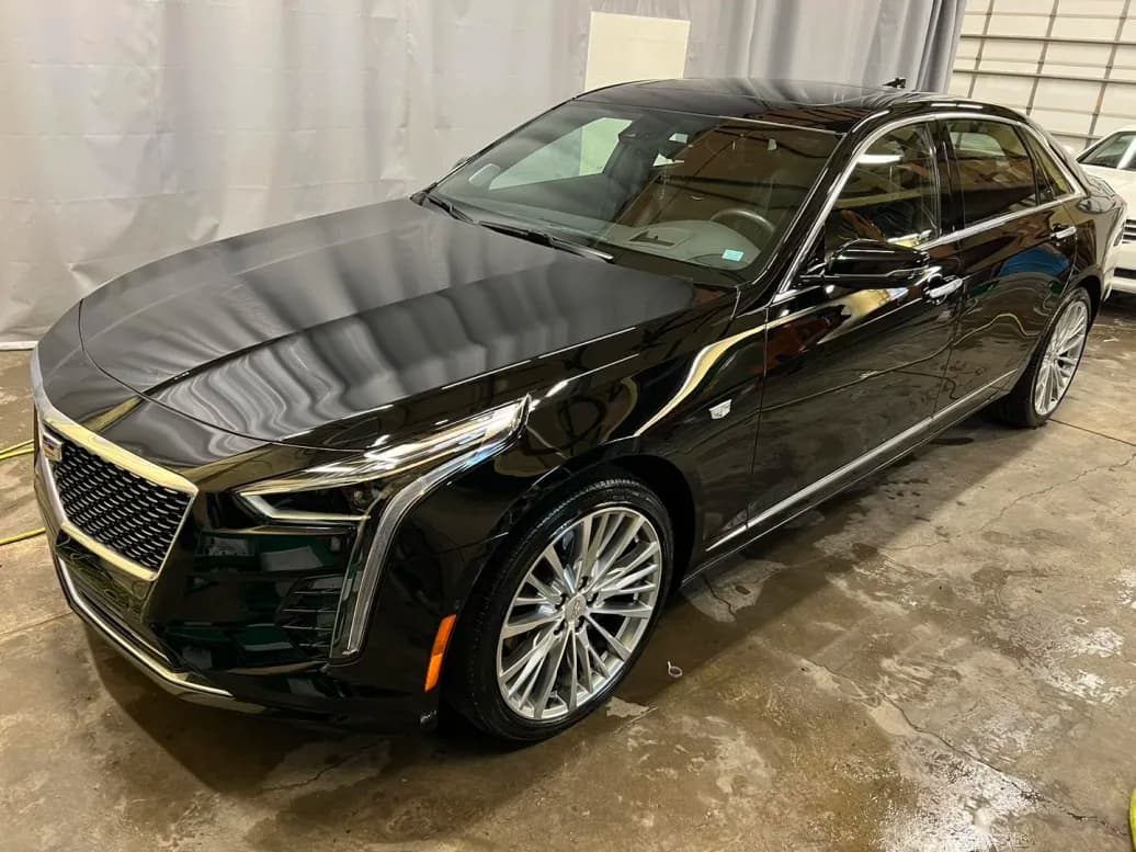 Sedan — smooth clearcoat before