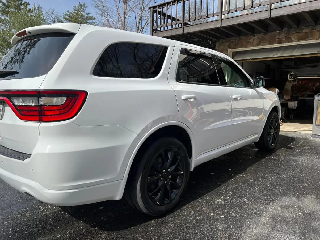 Full-size SUV — wax-ready finish after
