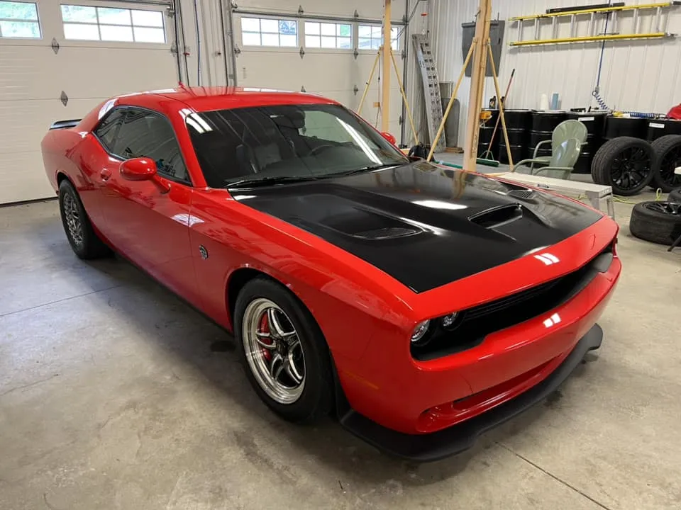 Dodge Challenger — ceramic detail before