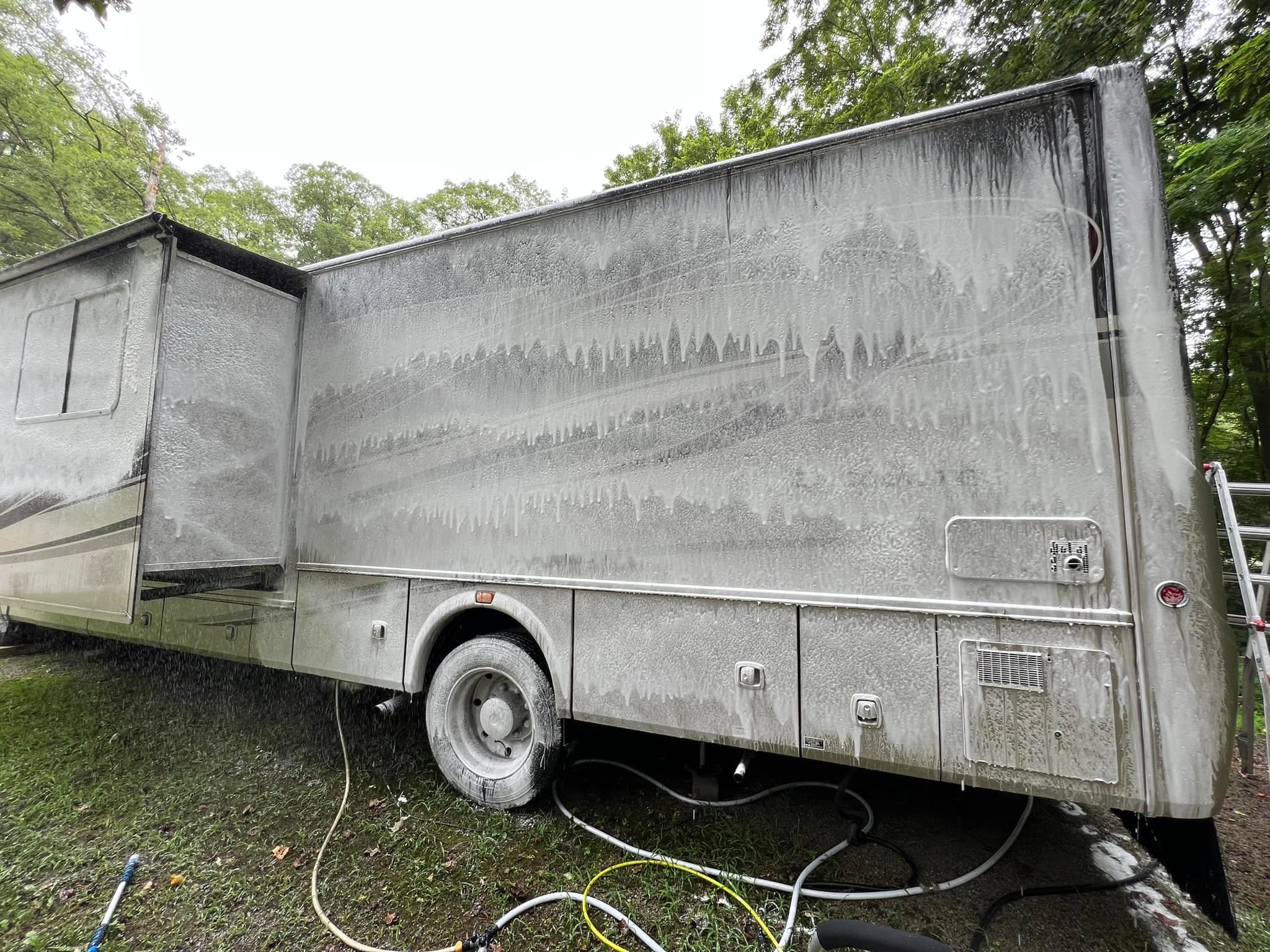 Travel trailer — slides & full body after